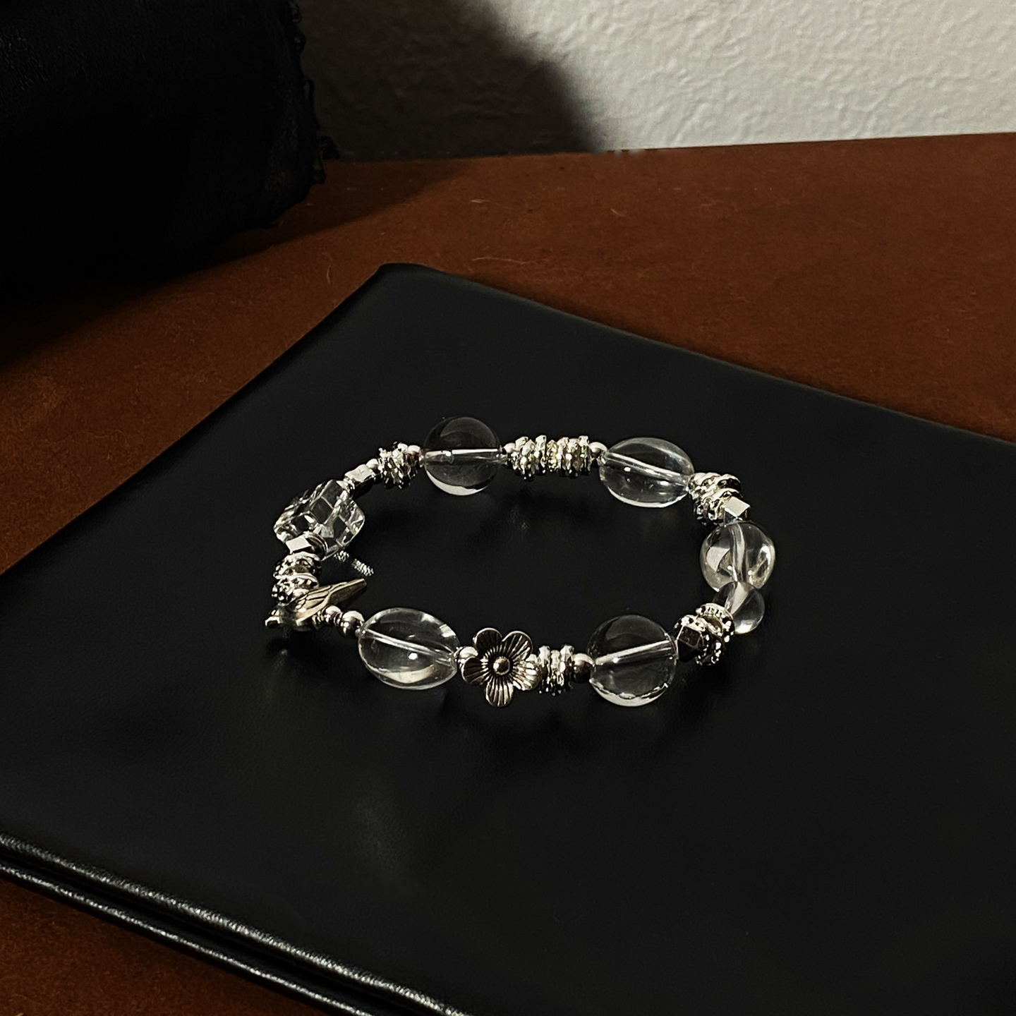 Luna Serenity (The moon is often associated with tranquillity, mystery, and soft radiance, symbolising the purity and peaceful energy of white crystal)